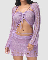 Neues Olagolor Elven Strickrock-Set